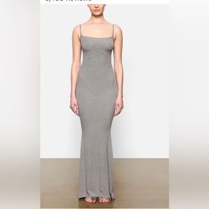 Skims Soft Lounge Long Slip Dress